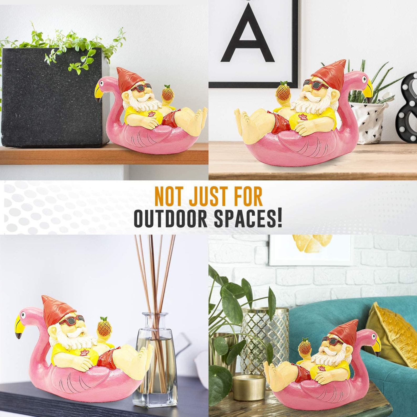 🎁Garden Gnome Statue on Flamingo