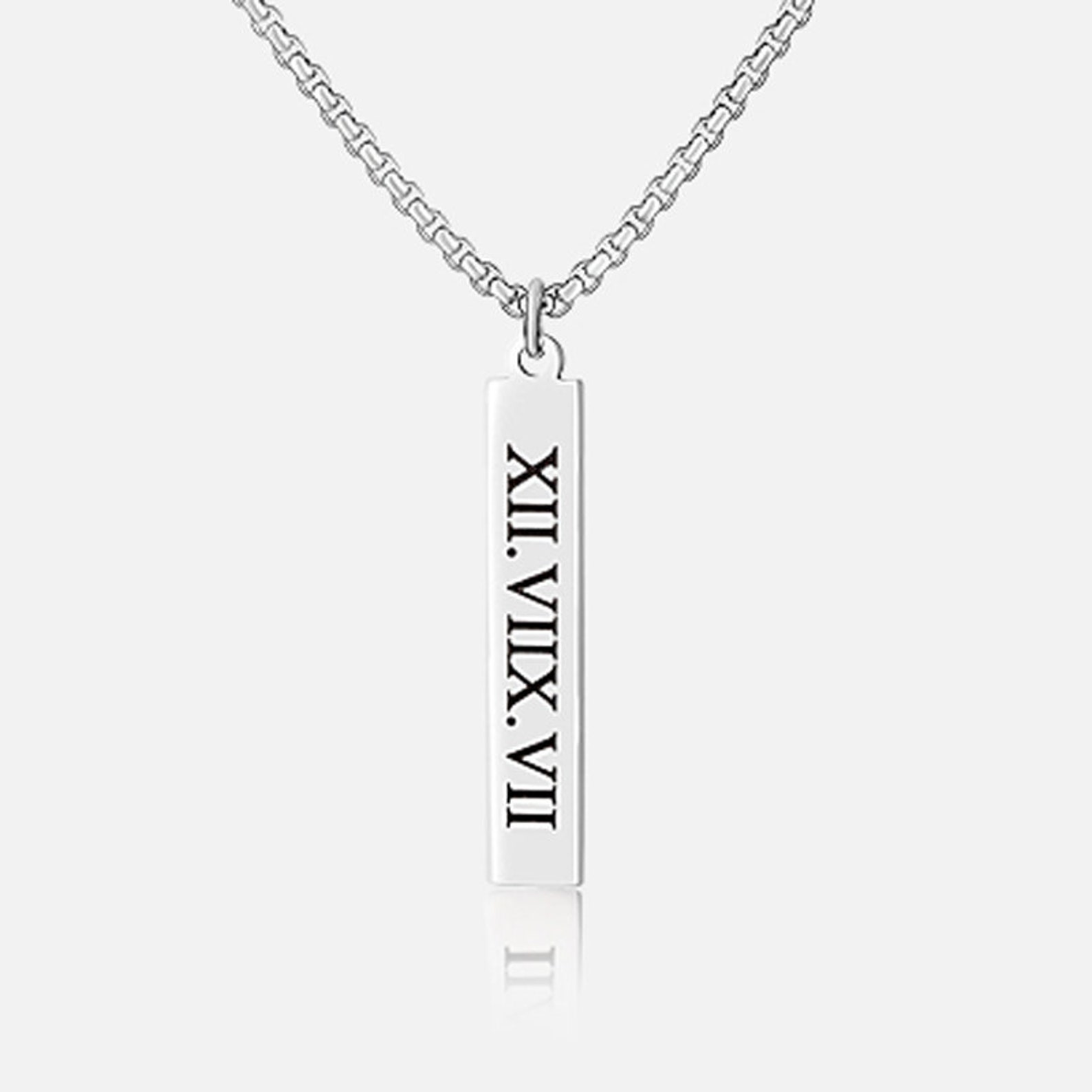 🎁Father's Day Gift - Personalized Men's Bar Necklace