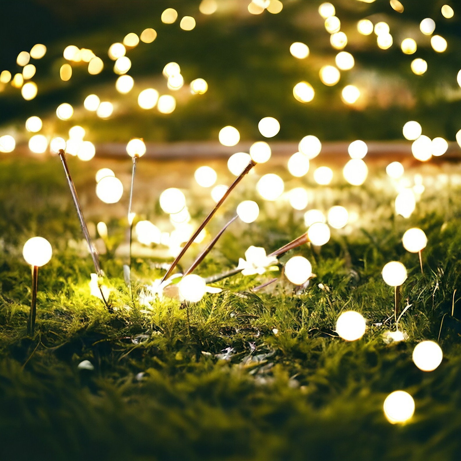 Firefly Solar LED Night Light For Patio Decor