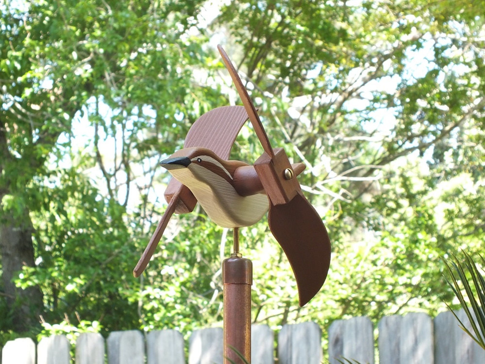 Wind Driven Folk-art Twirlybirds