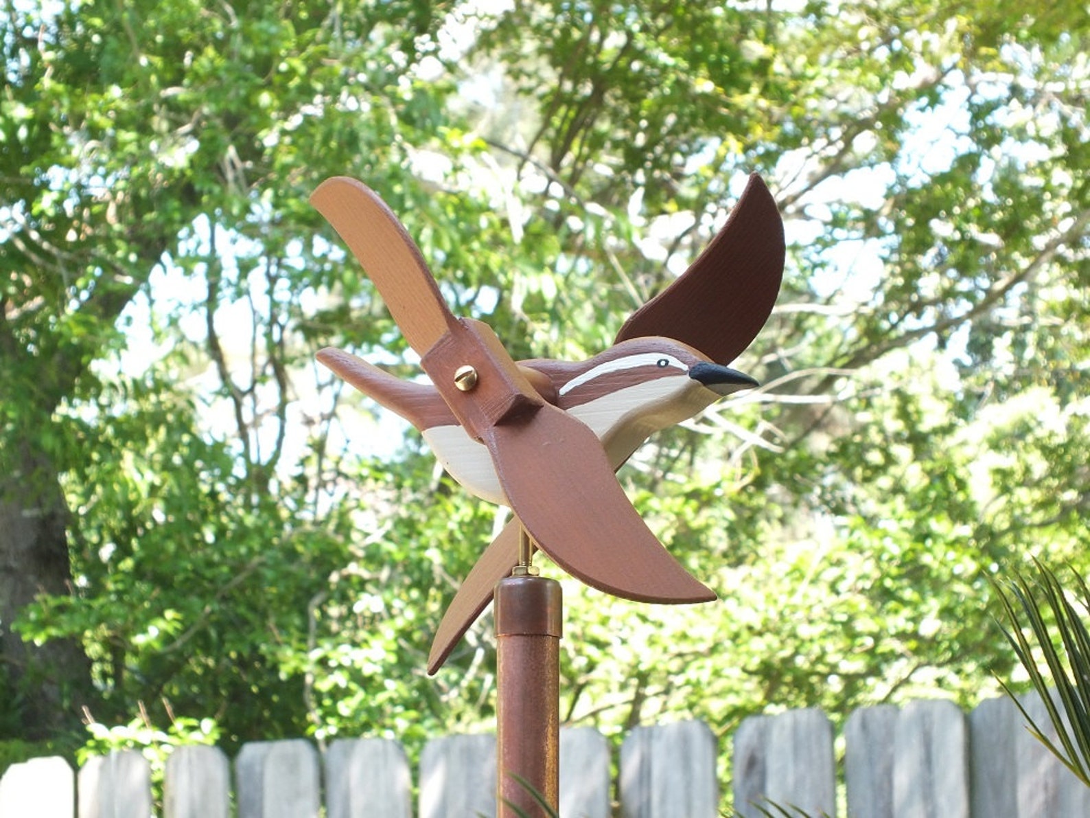 Wind Driven Folk-art Twirlybirds