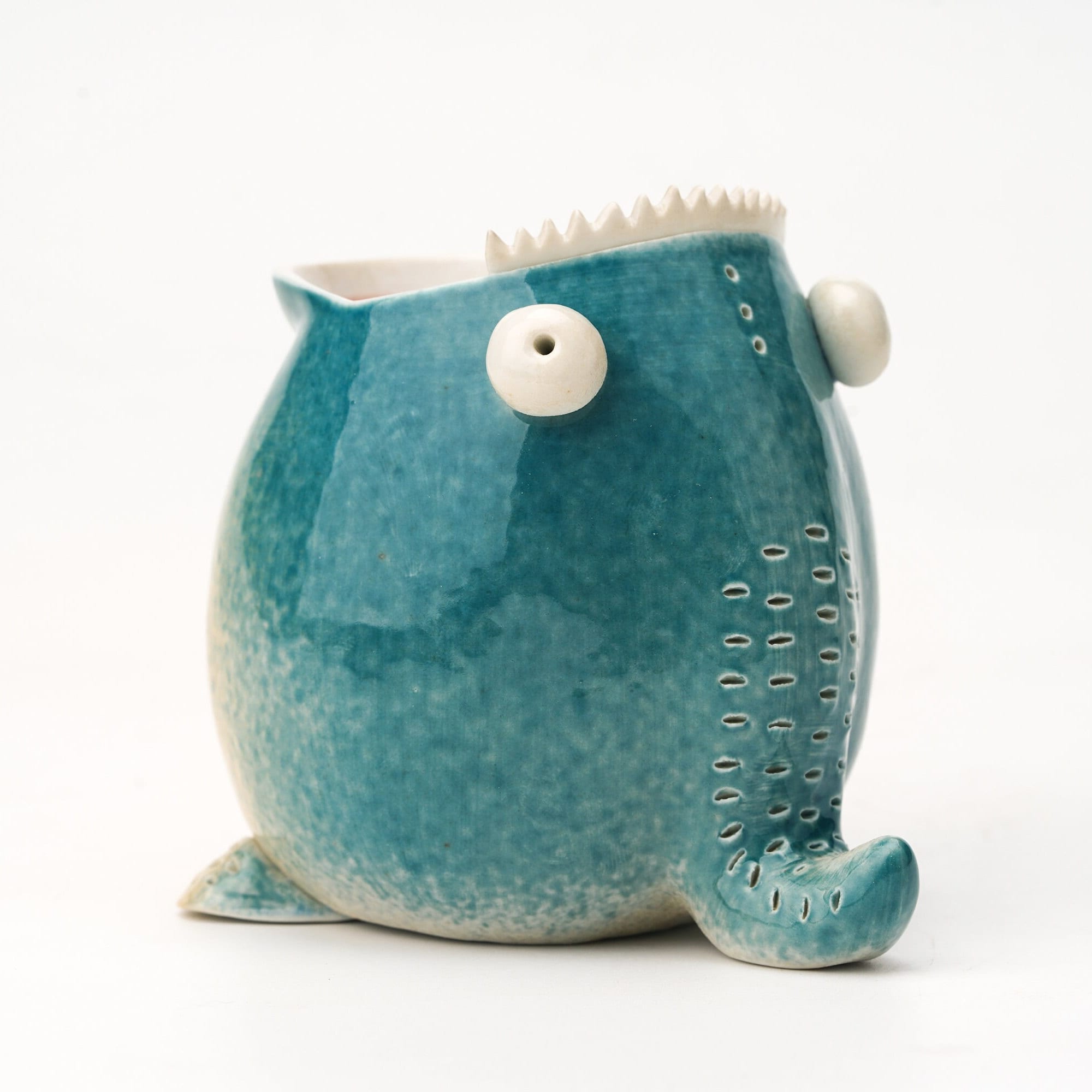 Ceramic Handmade Monster Pencil Holder