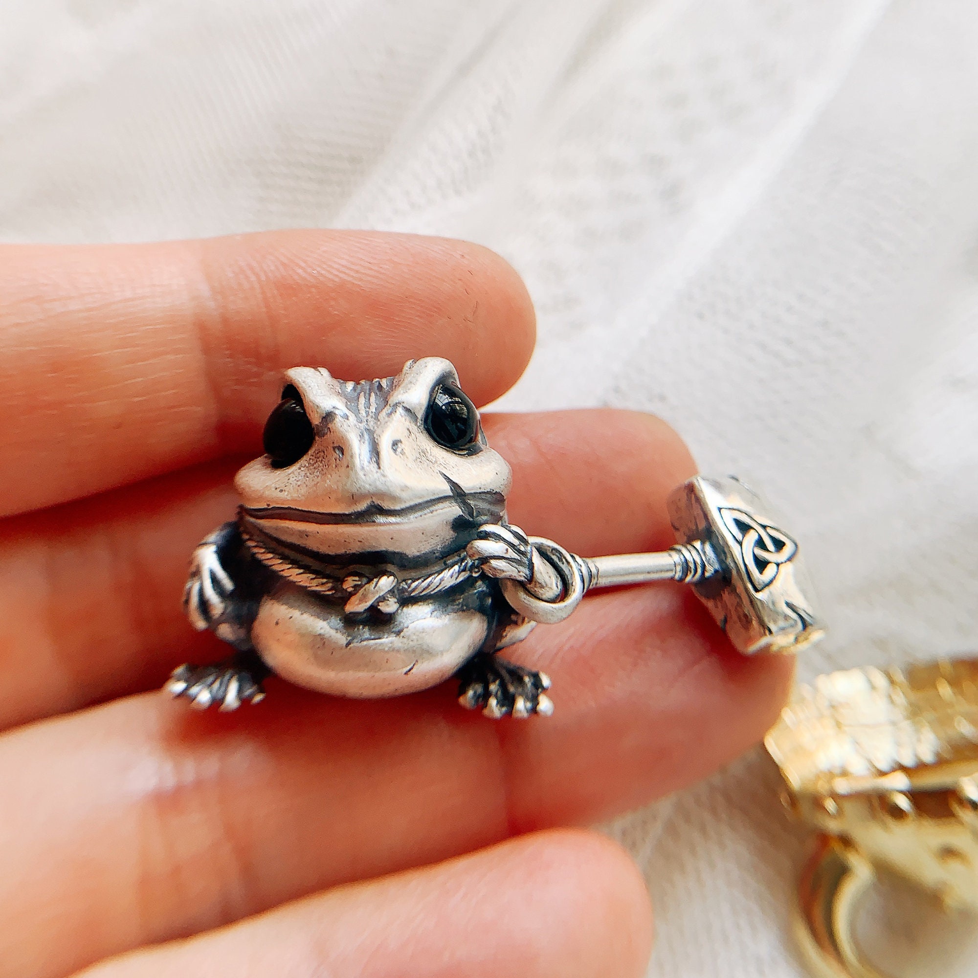 Frog Warrior Necklace