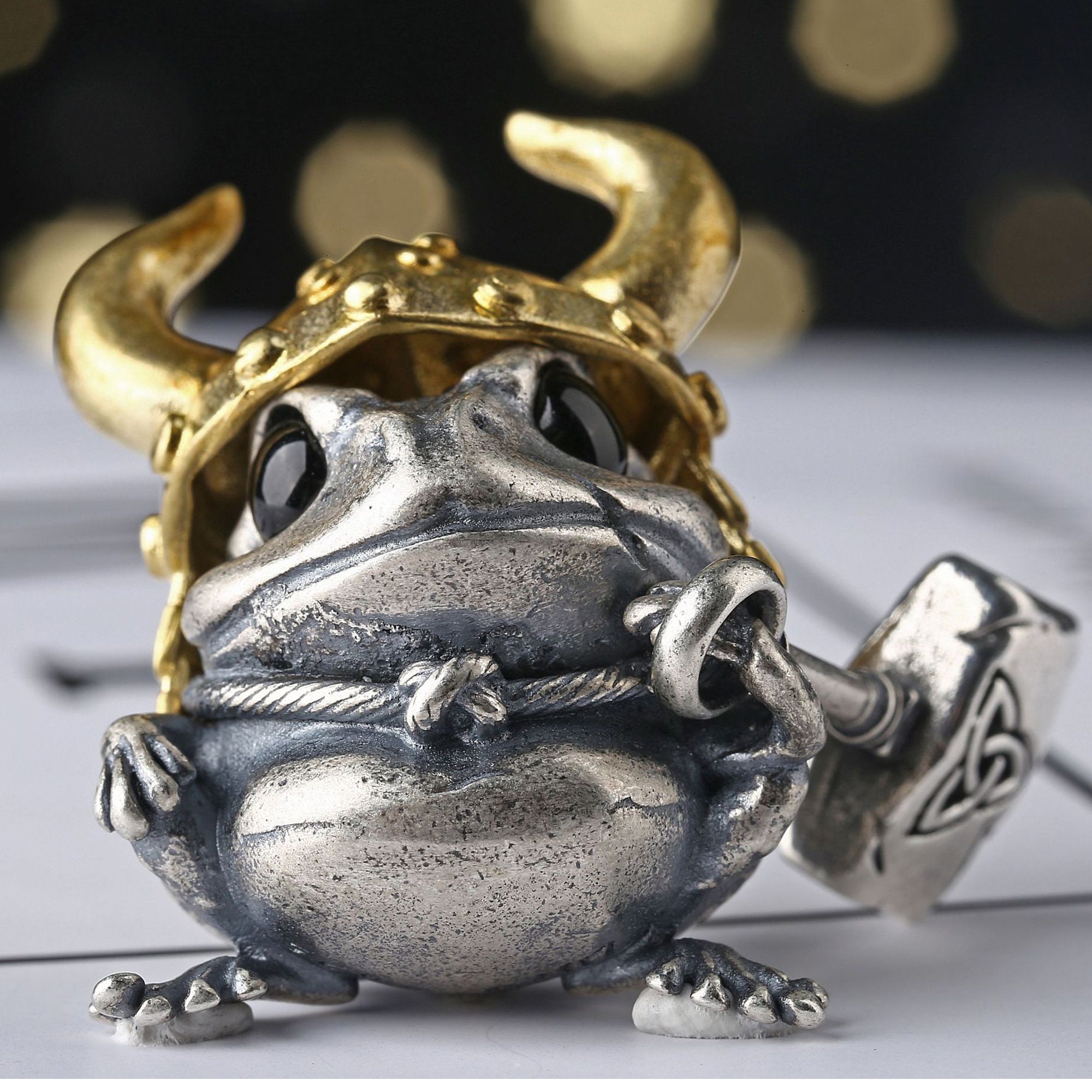 Frog Warrior Necklace