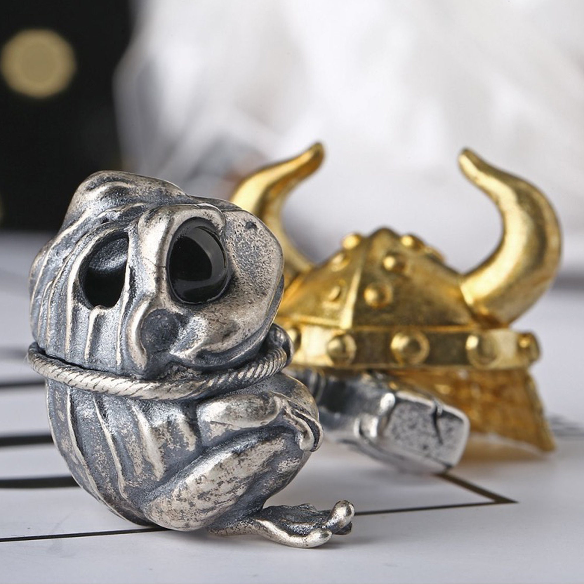 Frog Warrior Necklace