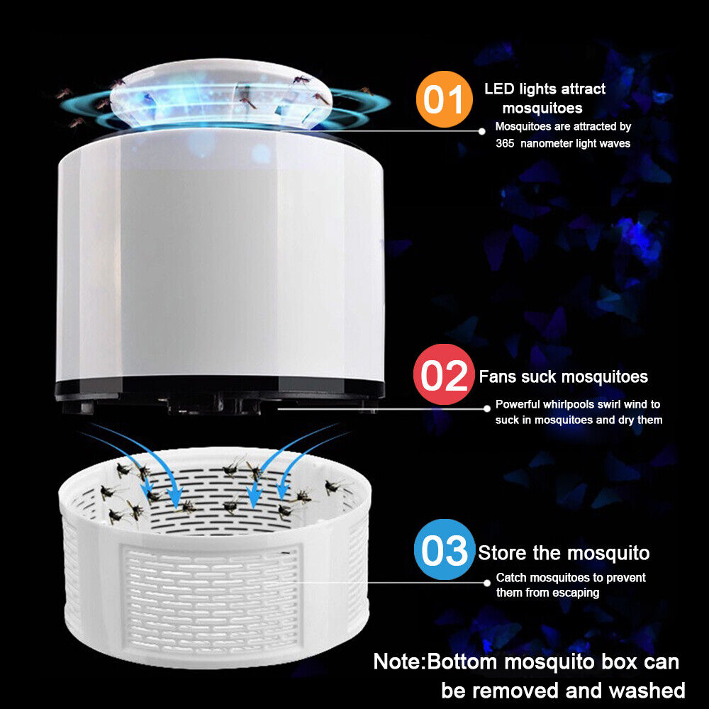 LAST DAY SALE 50% OFF 🔥 USB POWER MOSQUITO KILLER LED LIGHT LAMP PEST CONTROL