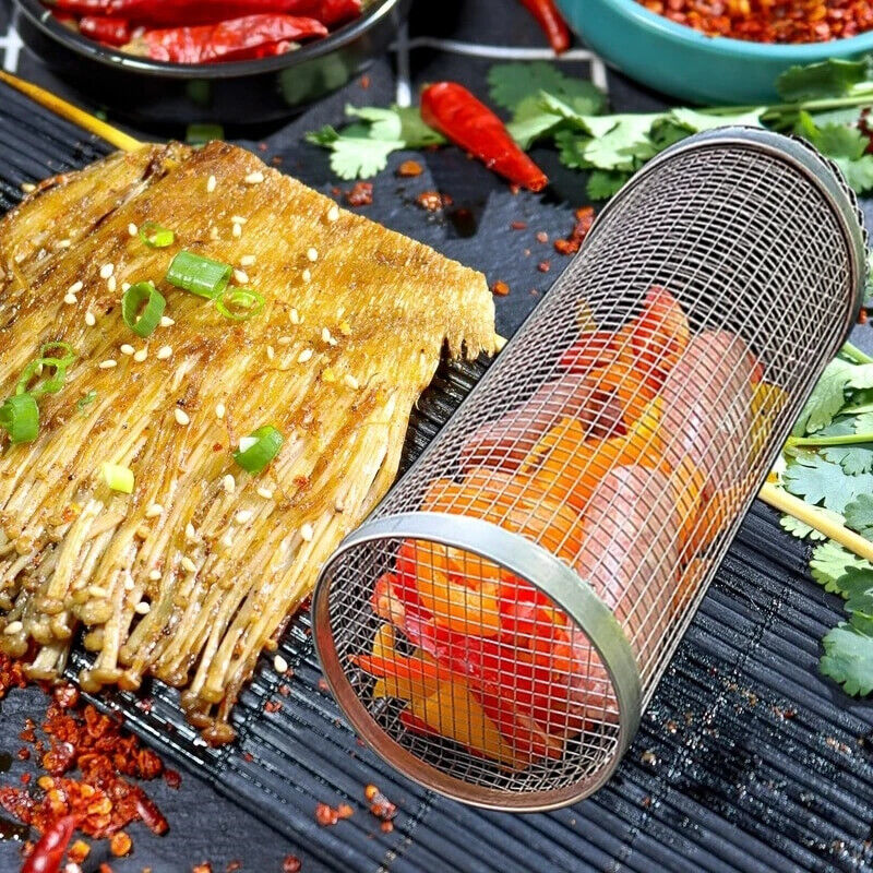 40% OFF🔥🔥-Rolling BBQ Basket