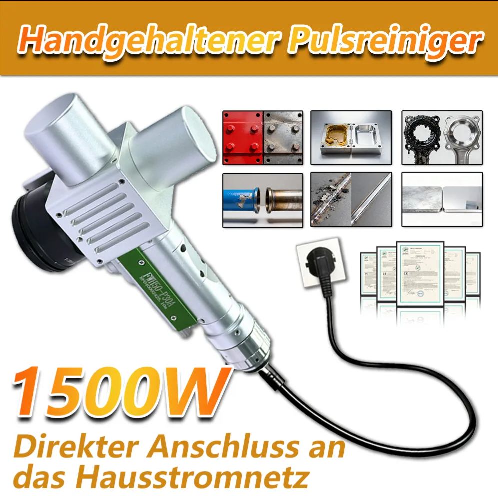 FWH50-P30A Handheld Puls-Laserreinigungskopf | 11 Reinigungsmodi