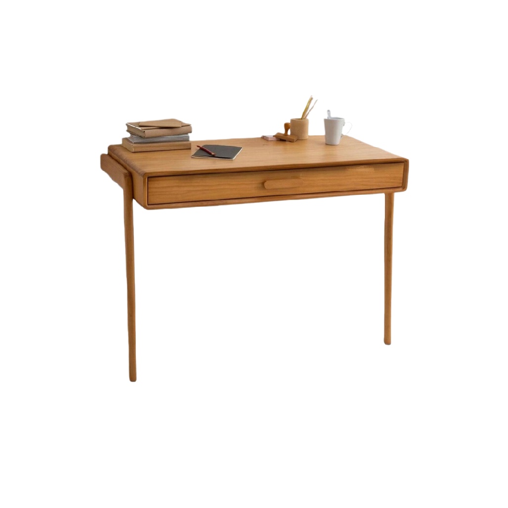 Table de travail en bois avec tiroir pour bureau - 120 x 60 x 75-homvivo