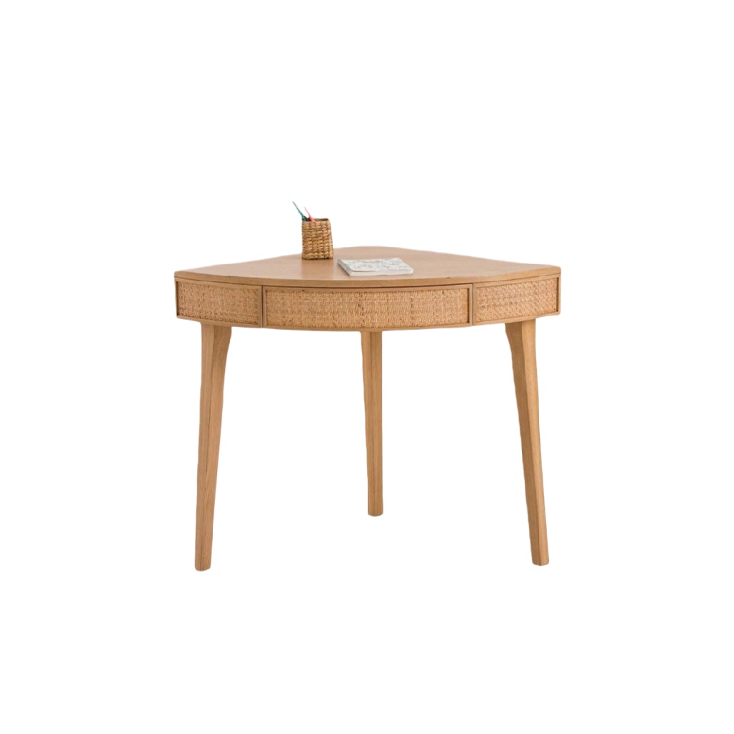 Table d'angle pour bureau en bois - 80 x 60 x 75-homvivo