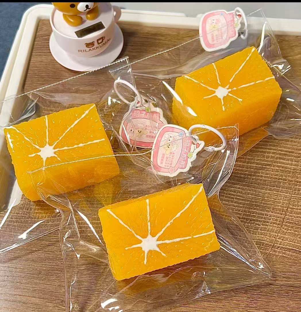 Yogurt Clay Orange Toast Squishy – 200g