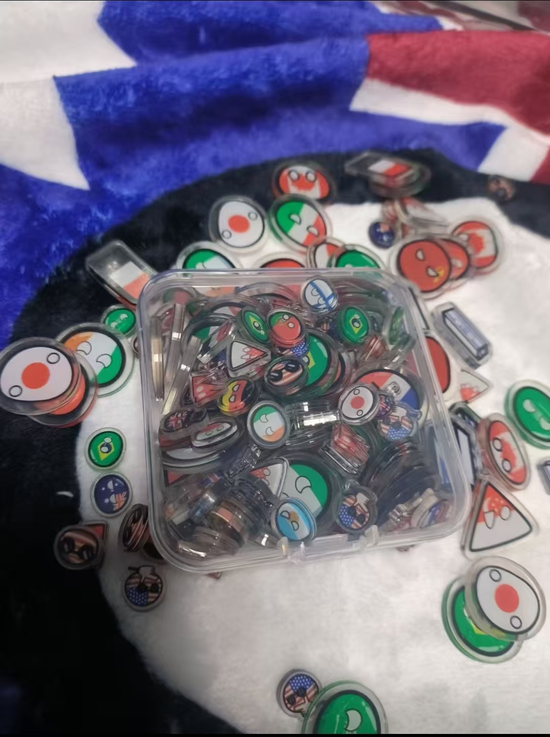 Polandball DIY Acrylic Tokens – 1cm / 2cm, Boxed Craft Kit"