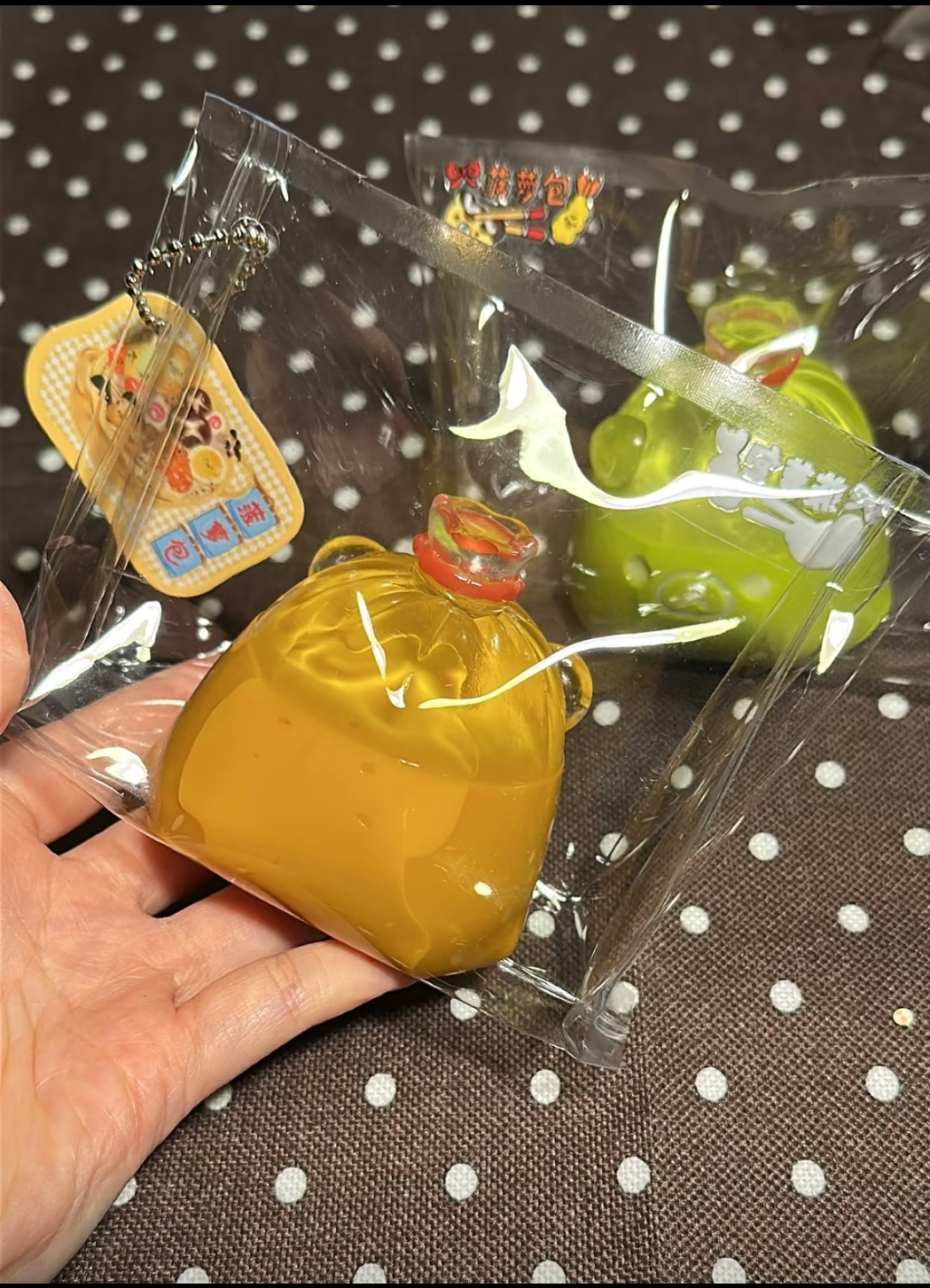 Bear Thai milk ( transparent part, water-sensitive lower part, cheese )