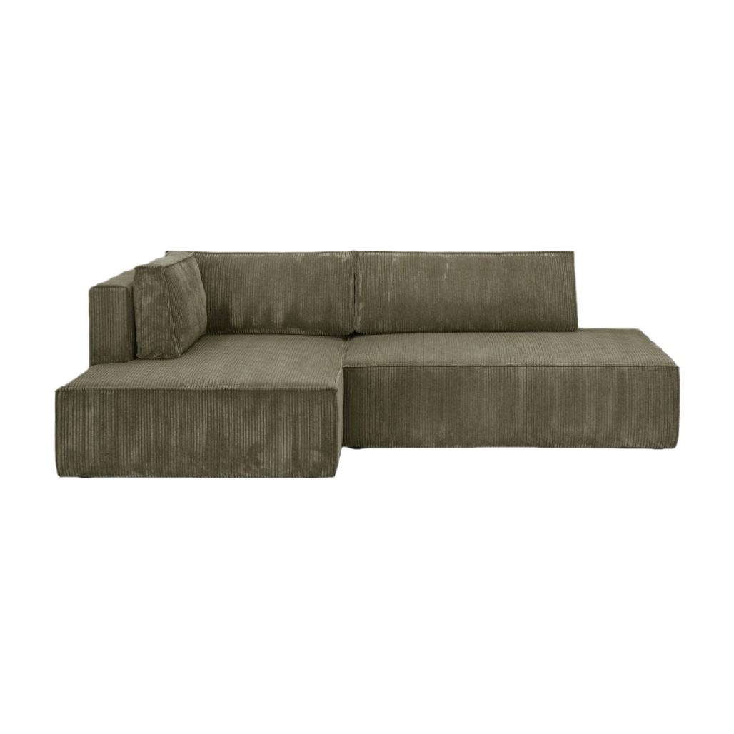 Canapé d'angle pour salon en tissu - 250 x 200 x 80-casanerova.com