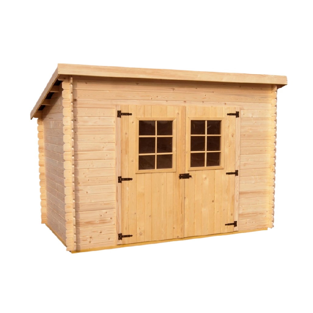 Abri de jardin en pin traité pour stockage extérieur - 150 x 120 x 100-casavelinor.com