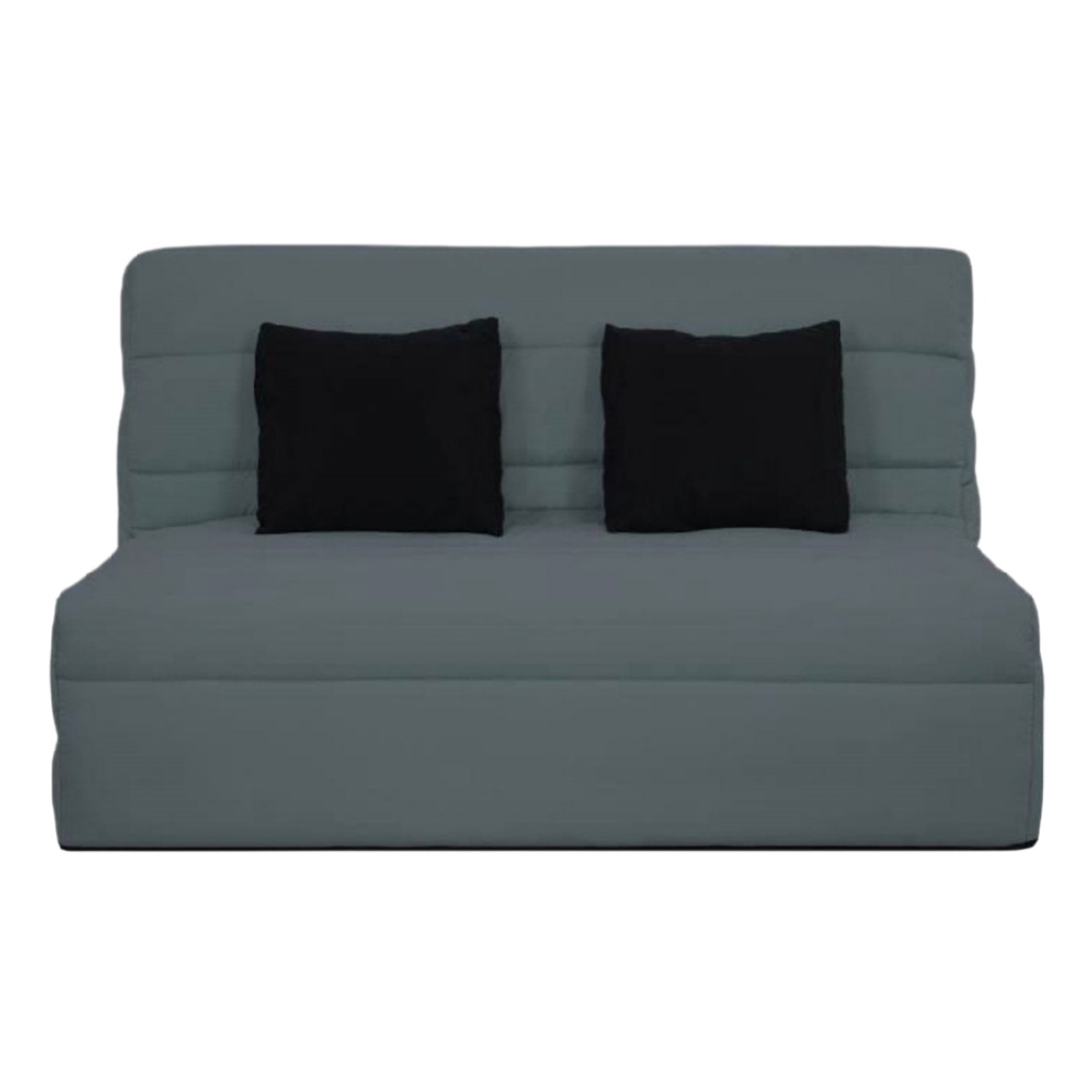 Canapé convertible en tissu pour espace de vie - 150 x 75 x 80-casavelinor