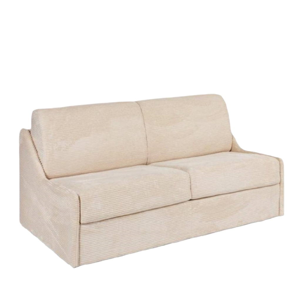 Canapé lin pour salon - 150 x 80 x 75-casavelinor