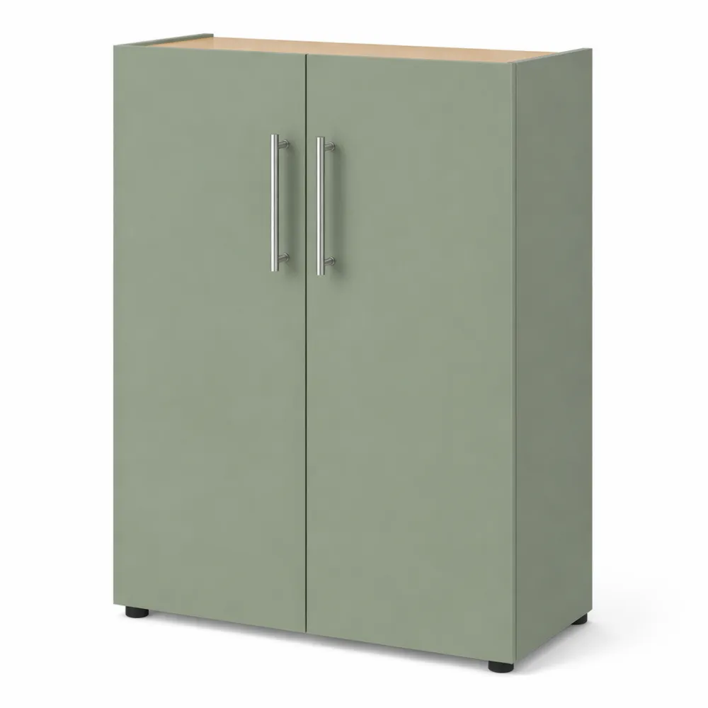 Étagère à chaussures en bois vert, capacité 12 paires, dimensions 74x105x33 cm