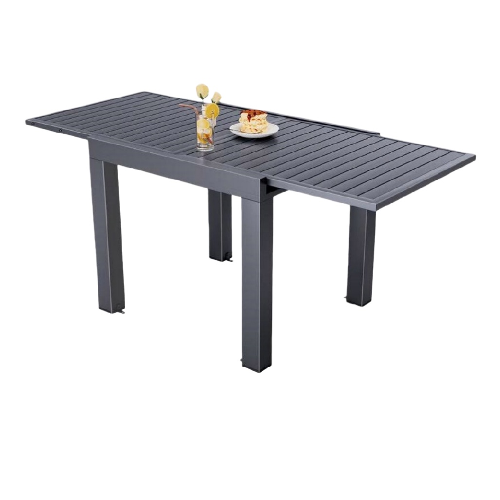Table extensible pour repas en plastique - 160 x 80 x 75-cozivahome