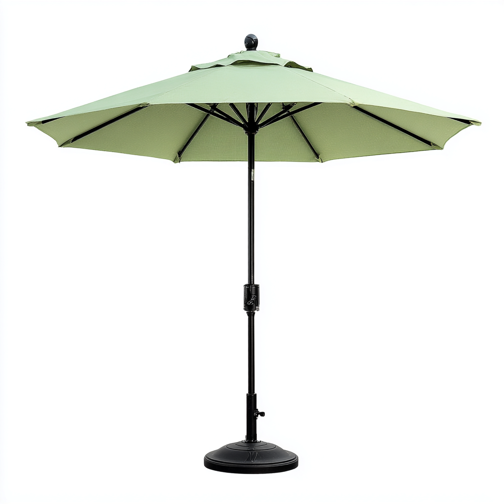 Sombrillas de jardín - poliéster - 250x240 cm - verde - estilo funcional para terraza y comedor exterior-Havenupbay