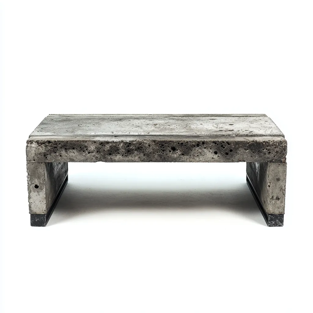 Mesa de centro-hormigon-115x55x28 cm-gris-diseno moderno-Havenupbay
