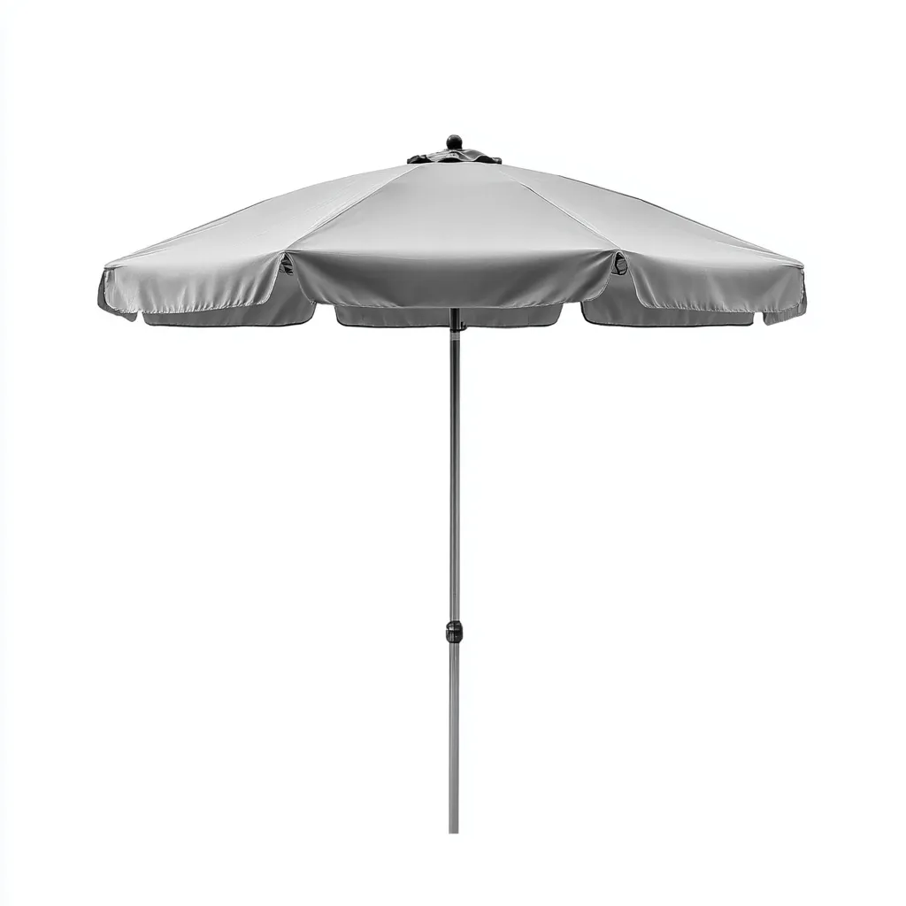 Sombrillas de jardín - poliéster - 200x225 cm - gris - estilo básico para balcón y jardín-Havenupbay