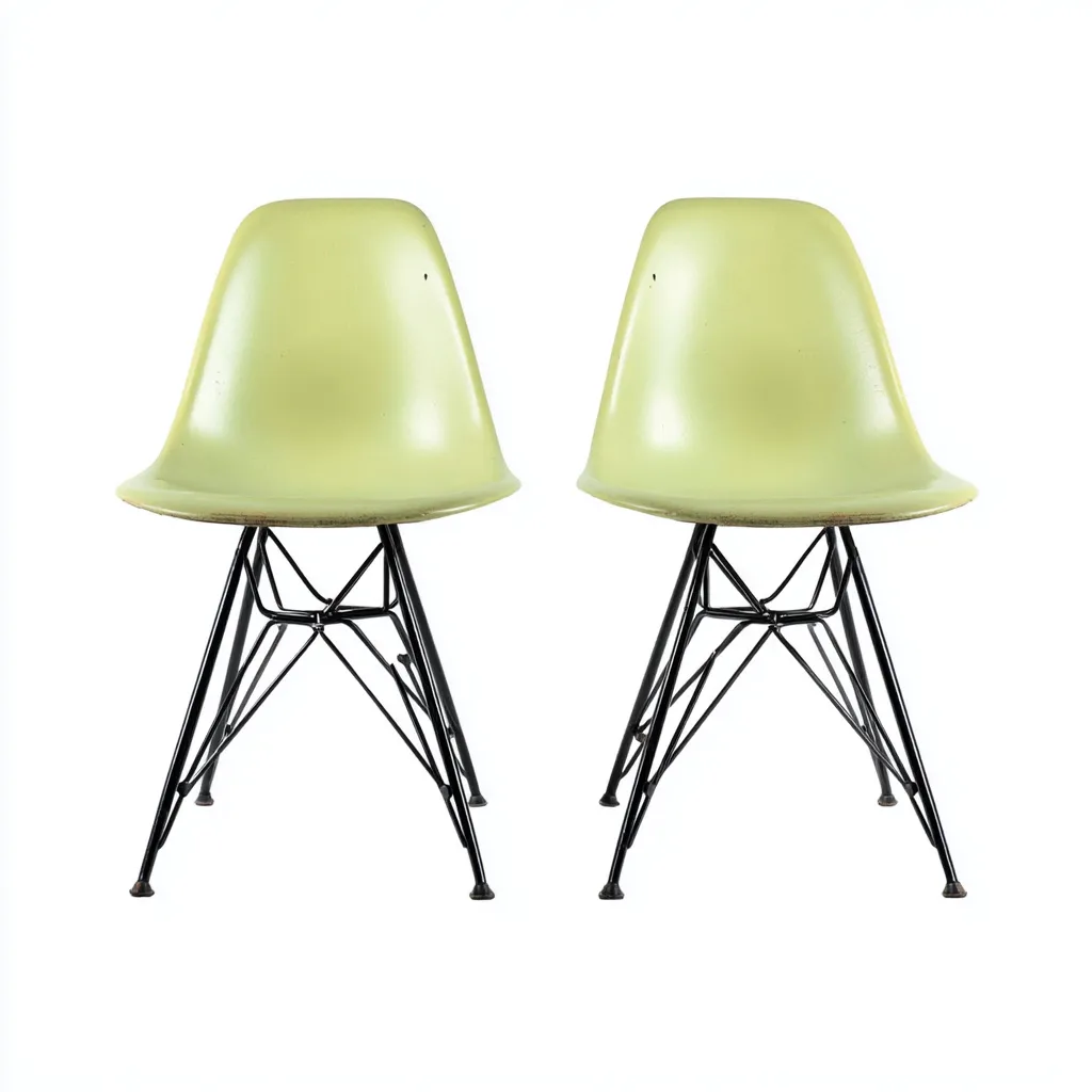Silla de jardín - plástico - metal - 48x52x83 cm - verde-negro - diseño clásico-Havenupbay