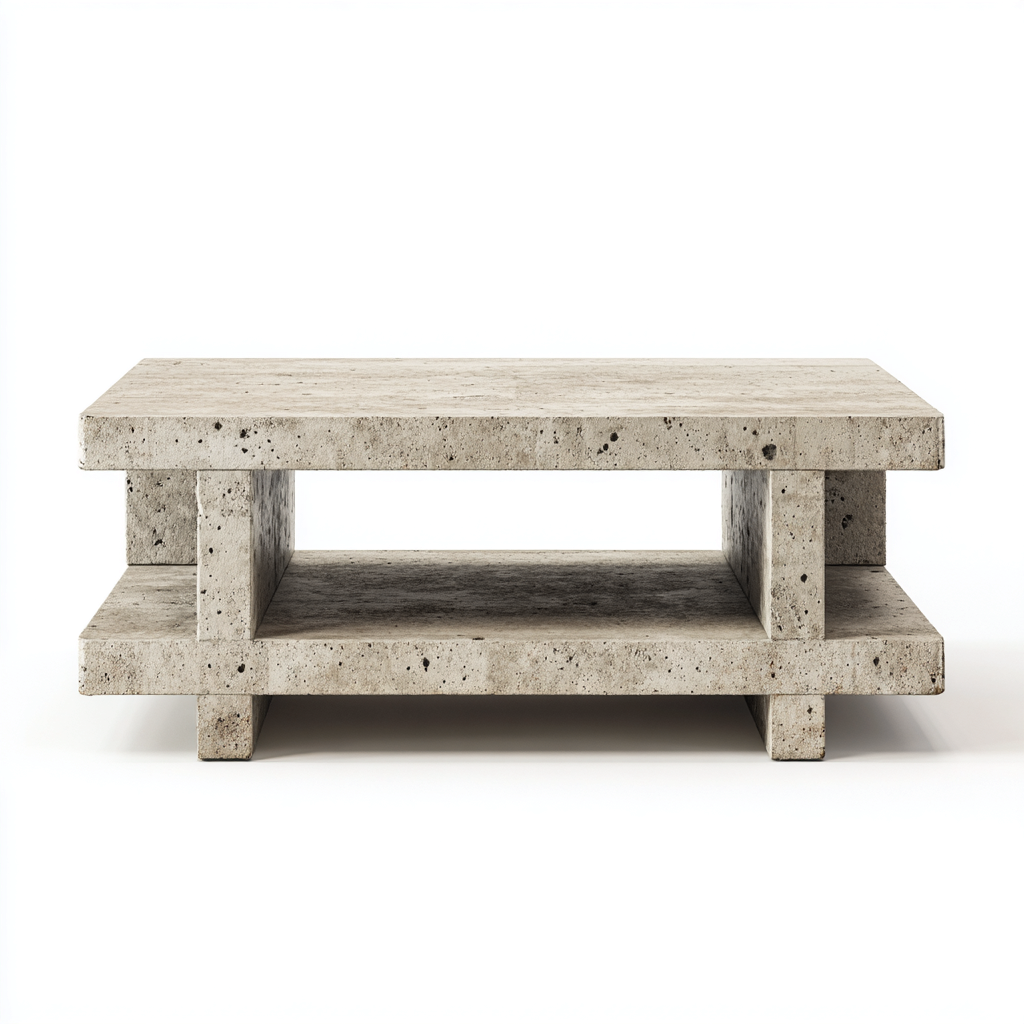 Mesa de centro-hormigon-120x60x40 cm-gris-diseno moderno-Havenupbay