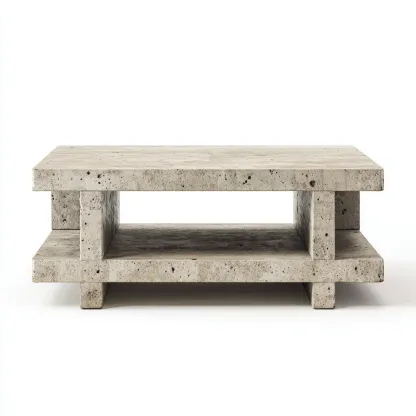 Mesa de centro-hormigon-120x60x40 cm-gris-diseno moderno-Havenupbay