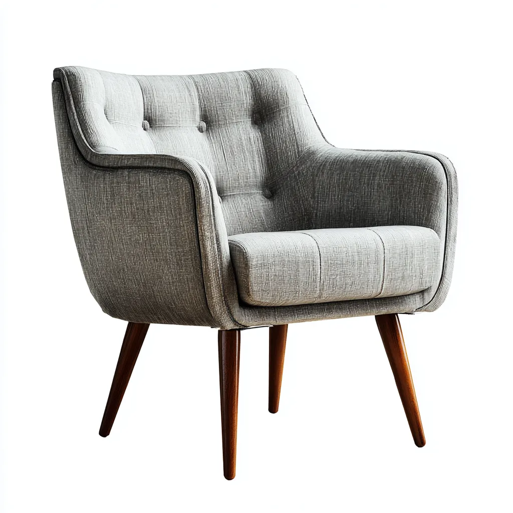 Sillones - tela - 86x78x90 cm - gris - diseño moderno-Havenupbay