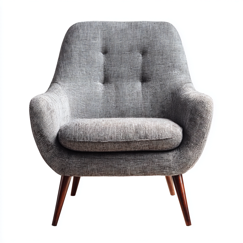 Sillones - tela - 85x79x92 cm - gris - diseño moderno-Havenupbay