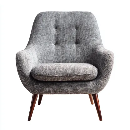 Sillones - tela - 85x79x92 cm - gris - diseño moderno-Havenupbay