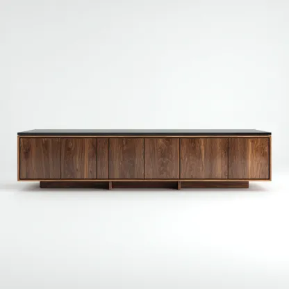 Muebles de TV - madera - 200x45x55 cm - marrón - diseño moderno-Havenupbay