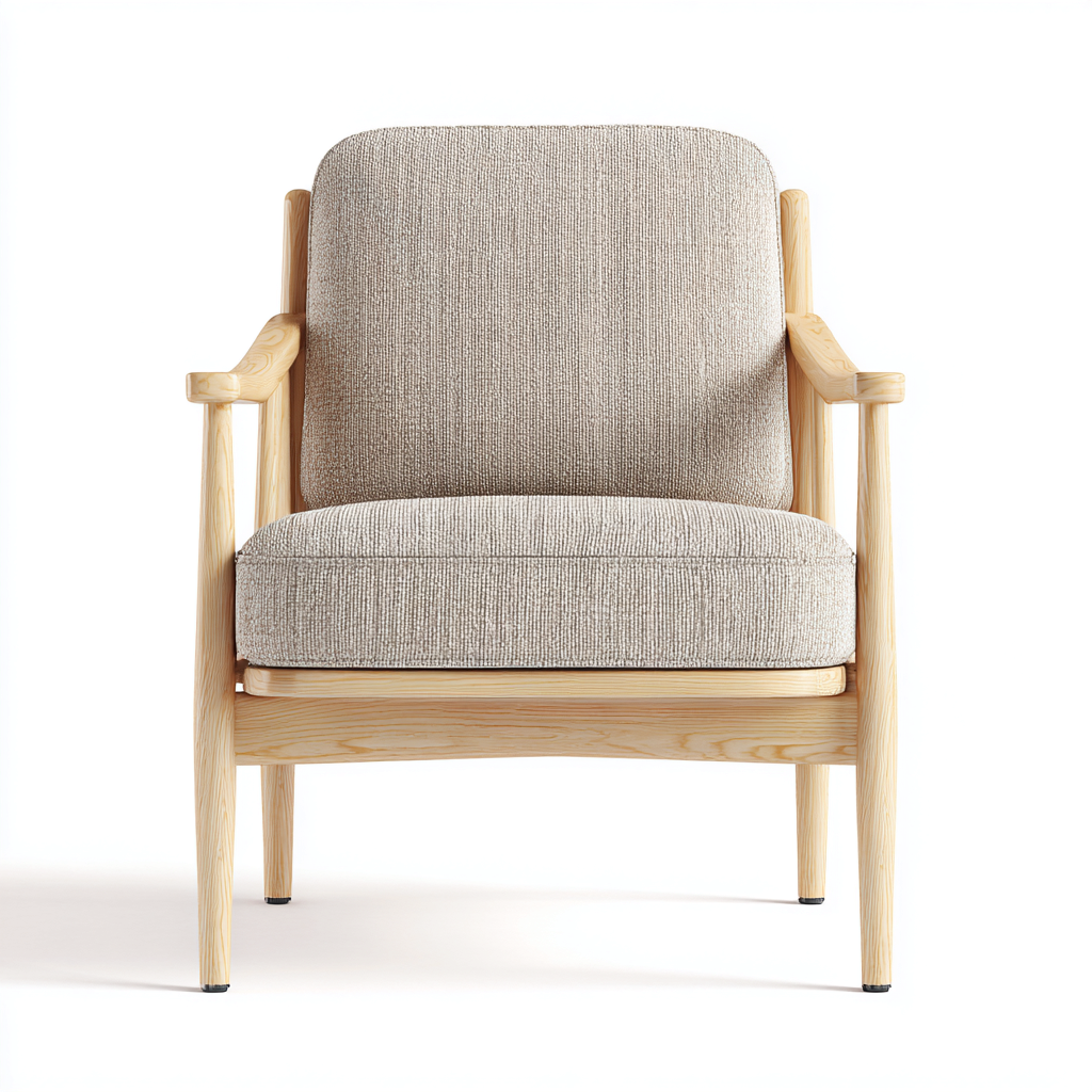 Sillones - tela - 88x84x92 cm - beige - diseño moderno-Havenupbay