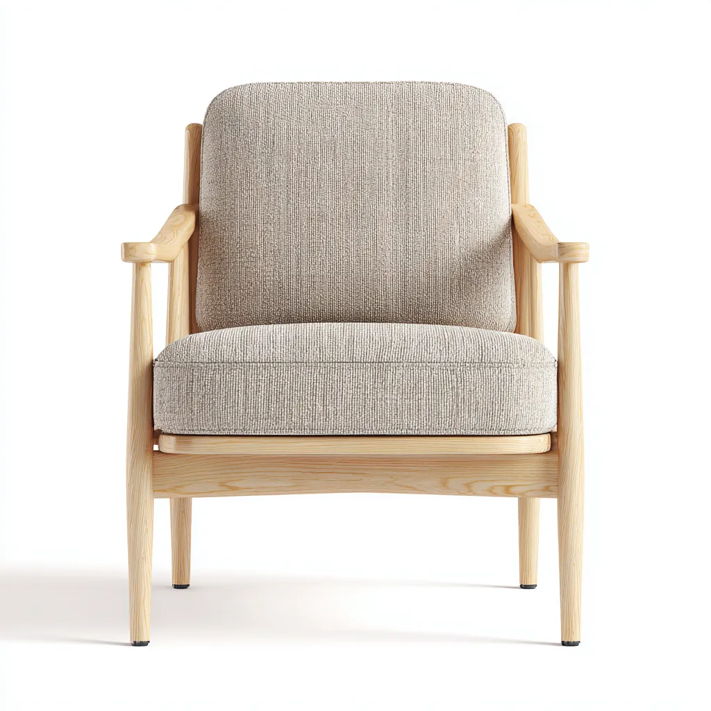 Sillones - tela - 88x84x92 cm - beige - diseño moderno-Havenupbay