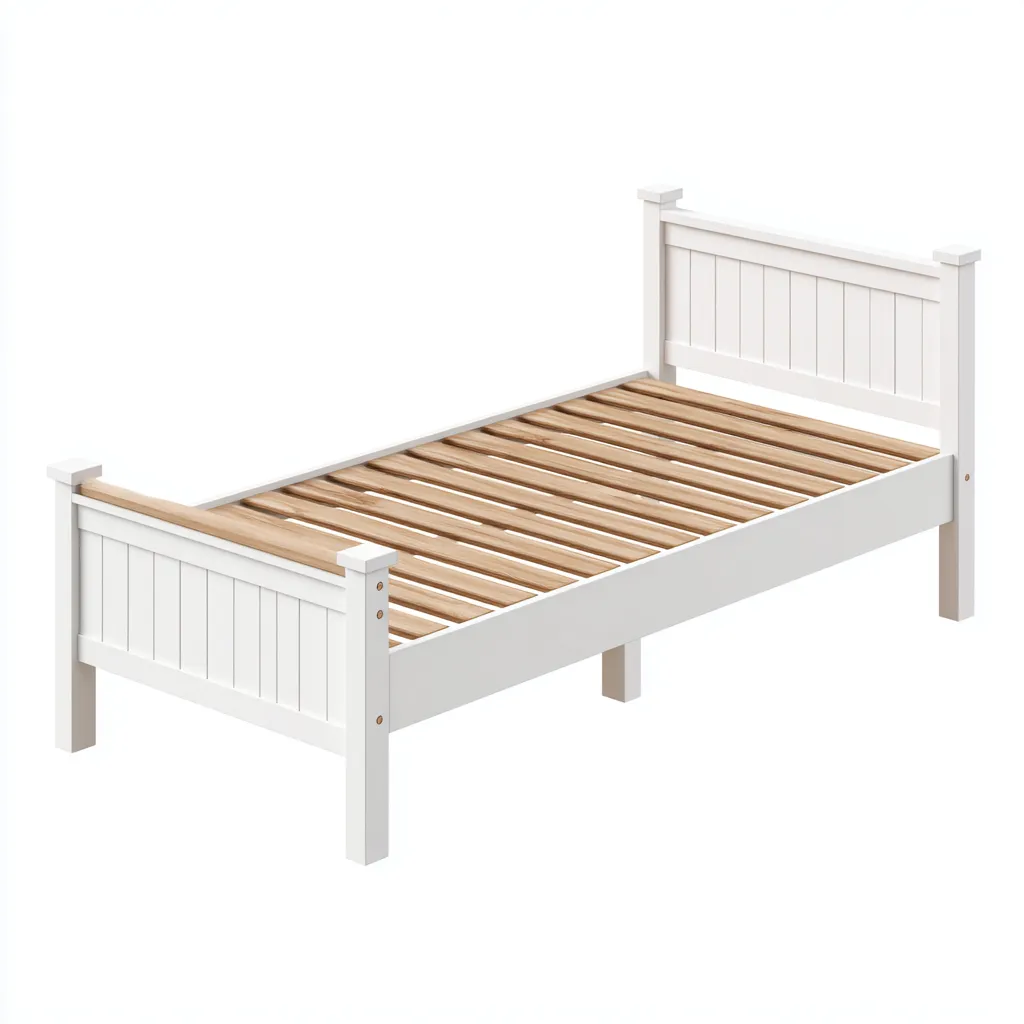 Camas individuales-madera-200x95x90 cm-blanco-madera-diseno moderno-Havenupbay