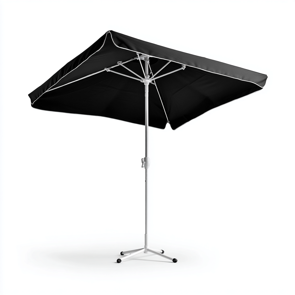 Sombrillas de jardín - metal-poliéster - 250x250x240 cm - negro - diseño moderno-Havenupbay