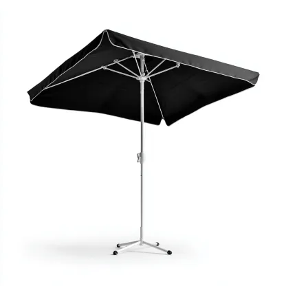 Sombrillas de jardín - metal-poliéster - 250x250x240 cm - negro - diseño moderno-Havenupbay