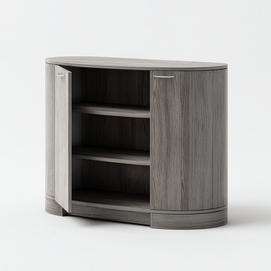 Zapatero - MDF laminado - 75x35x85 cm - gris madera - estilo moderno-Havenupbay