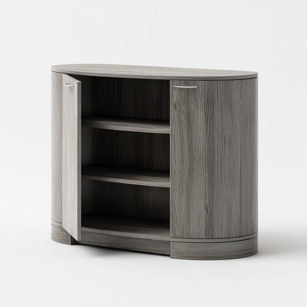 Zapatero - MDF laminado - 75x35x85 cm - gris madera - estilo moderno-Havenupbay