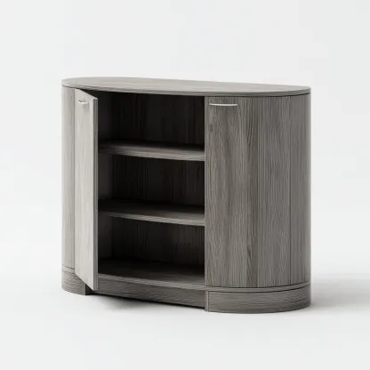 Zapatero - MDF laminado - 75x35x85 cm - gris madera - estilo moderno-Havenupbay