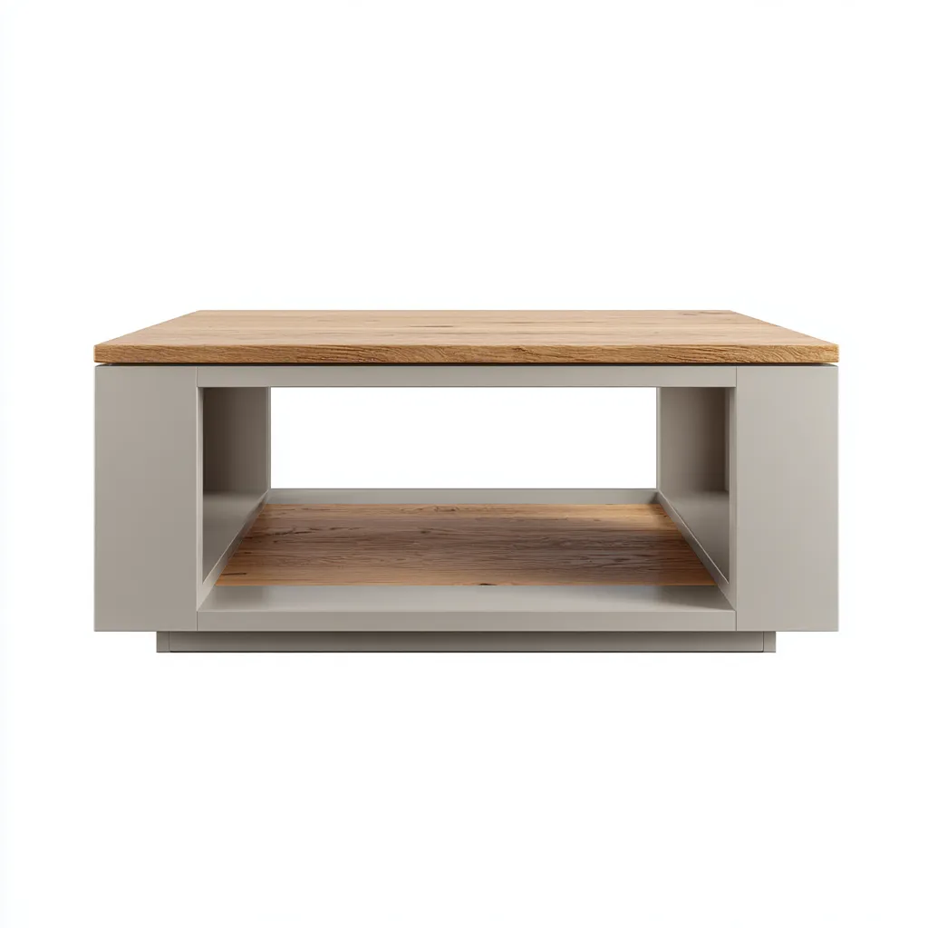 Mesa de centro-madera-100x100x40 cm-marron-blanco-moderno-Havenupbay
