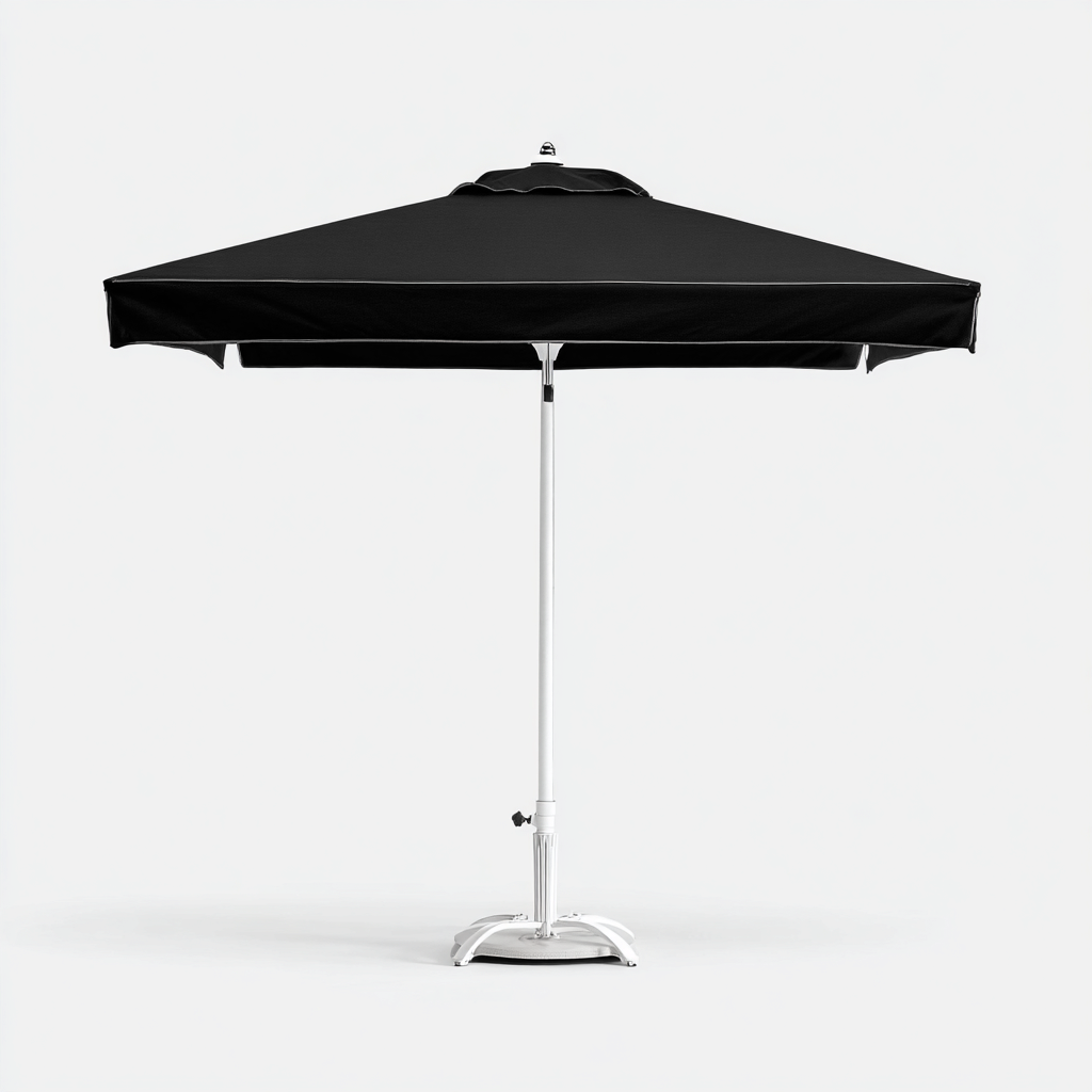 Sombrillas de jardín - metal-poliéster - 280x280x250 cm - negro - diseño moderno-Havenupbay