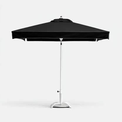 Sombrillas de jardín - metal-poliéster - 280x280x250 cm - negro - diseño moderno-Havenupbay