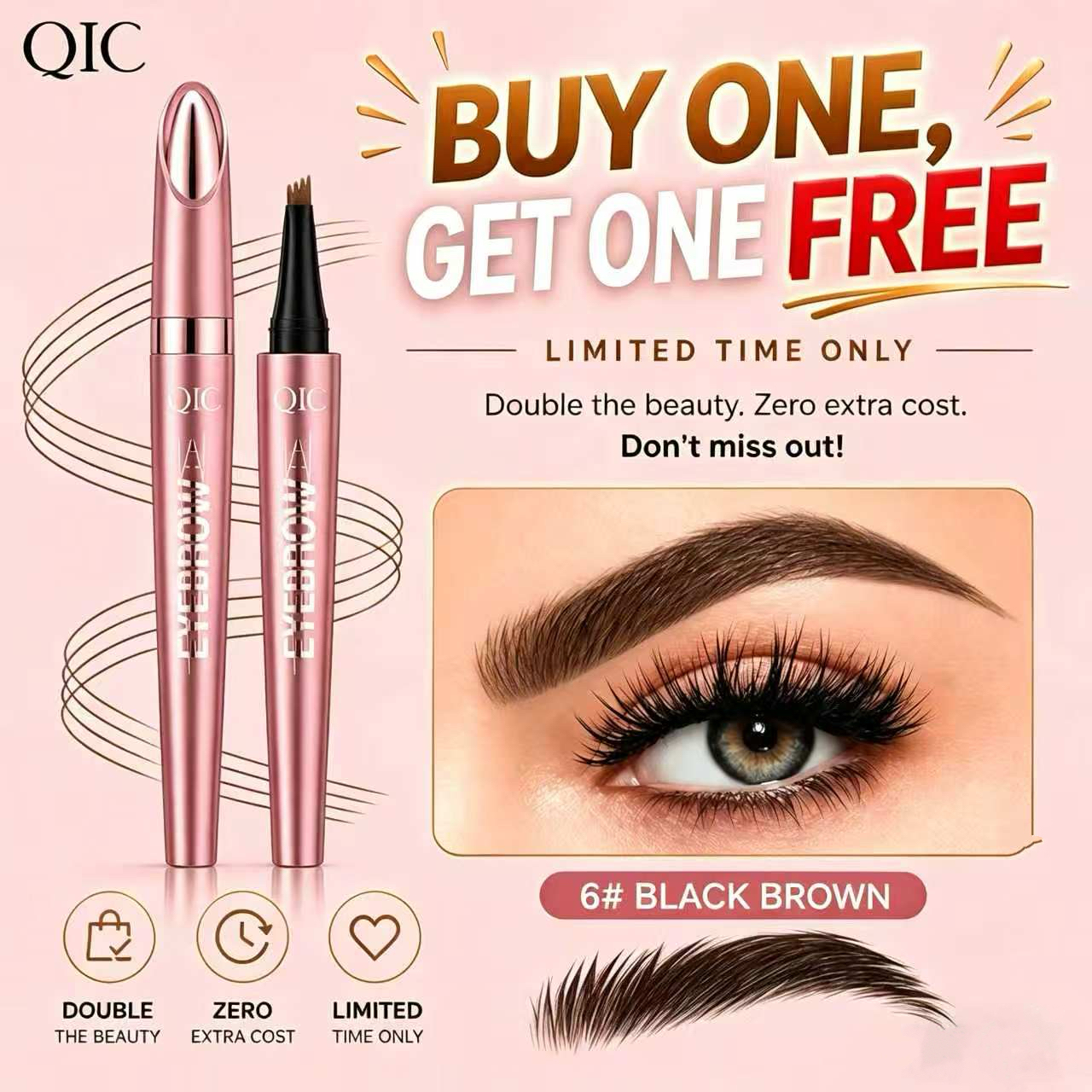 2026 New Waterproof Micro-Fork Brow Pencil ✨  Buy 1 Get 1 FREE ⏰️