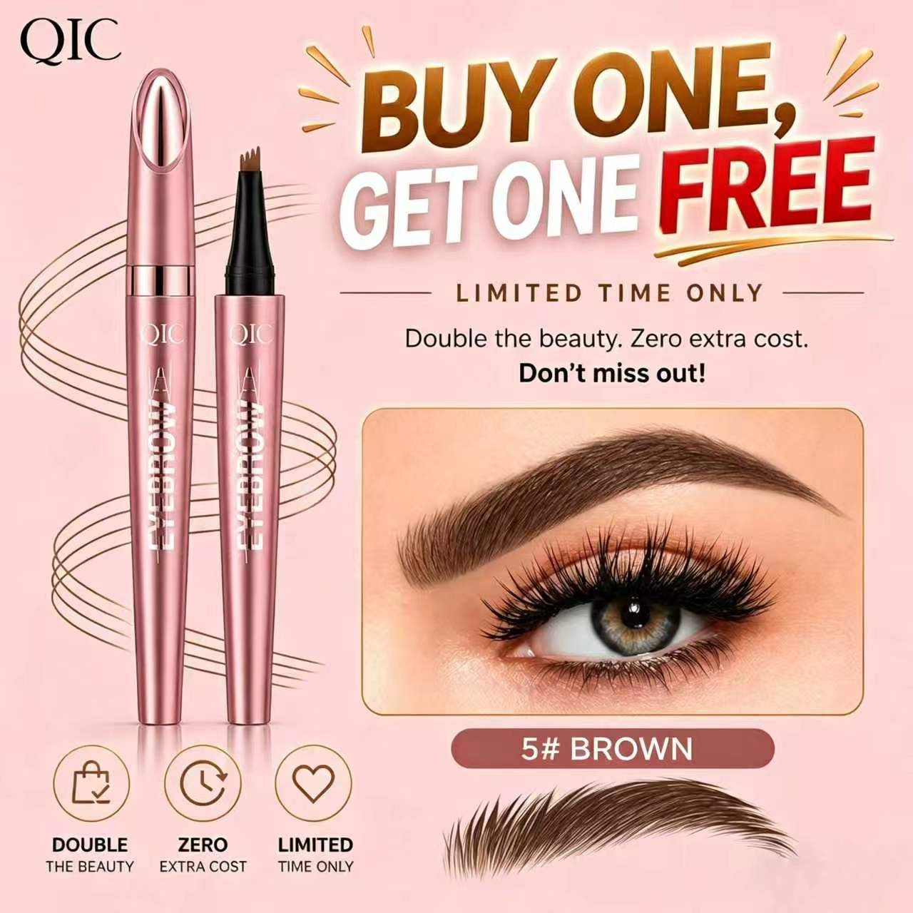 2026 New Waterproof Micro-Fork Brow Pencil ✨  Buy 1 Get 1 FREE ⏰️