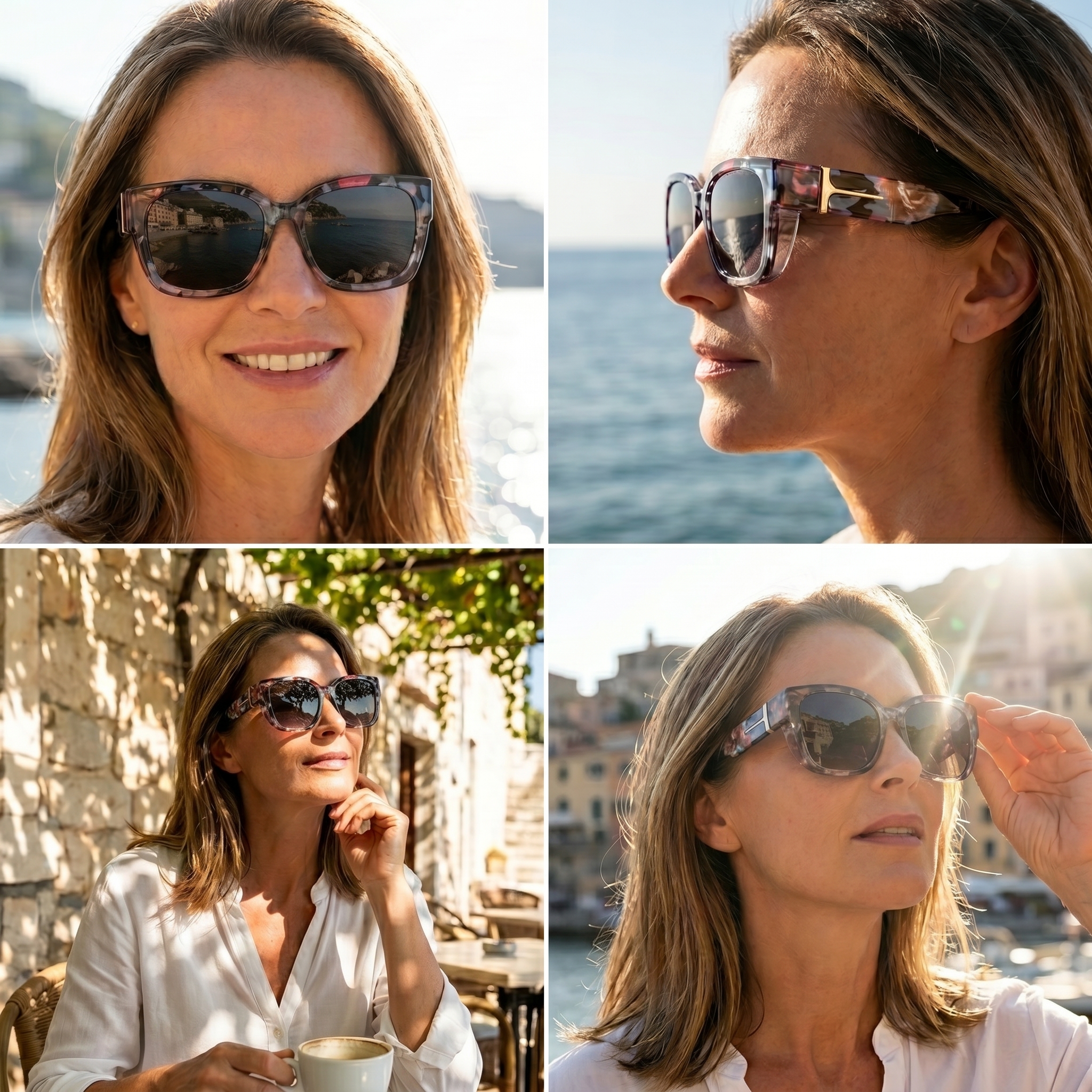 🕶️ Polarized Fit Over Sunglasses for Women – UV400 Protection Floral Frame Wear Over Prescription Glasses