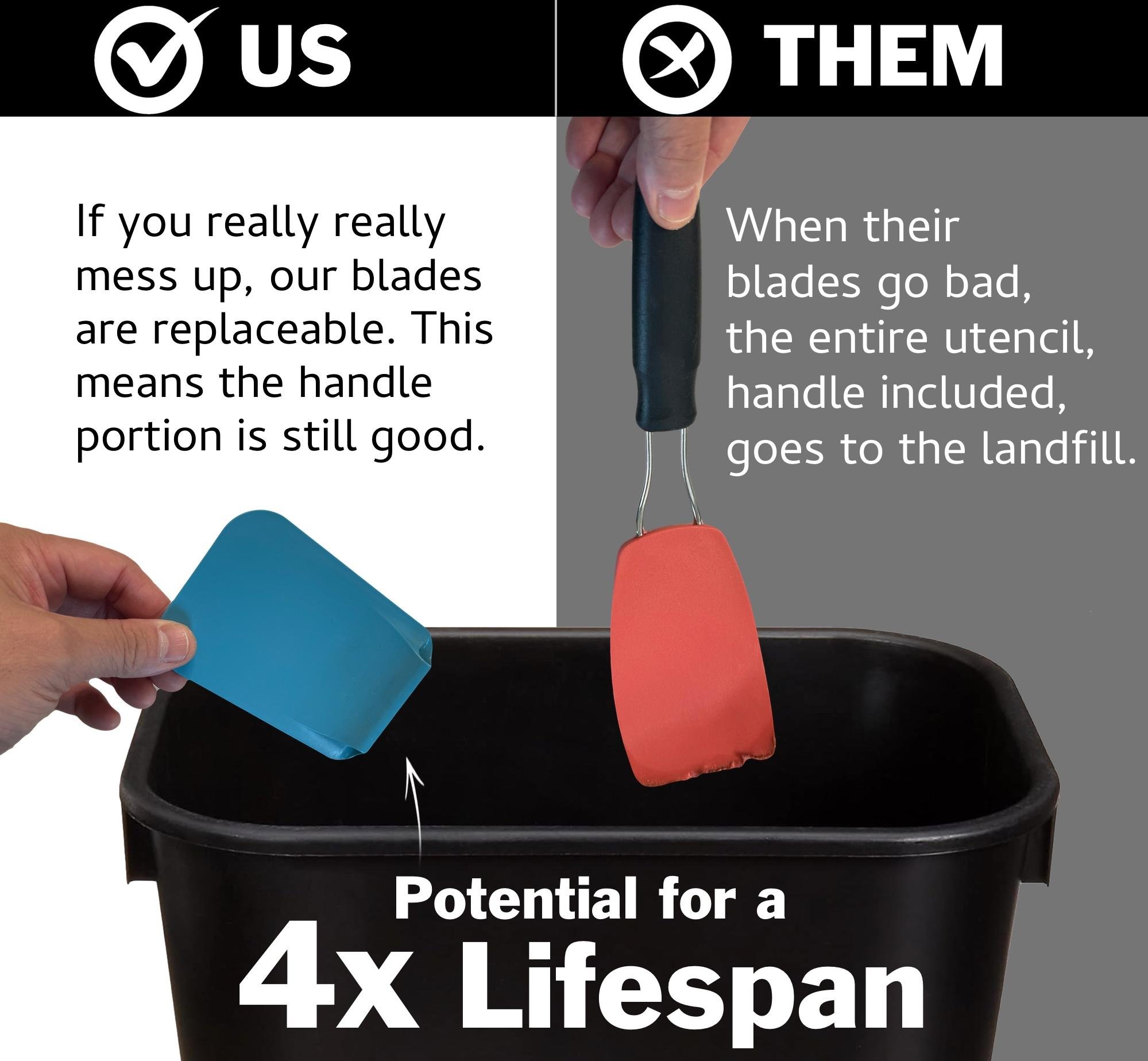 🍽️ Flex-Angle Cooking Spatula – Safe, Durable & Multi-Use