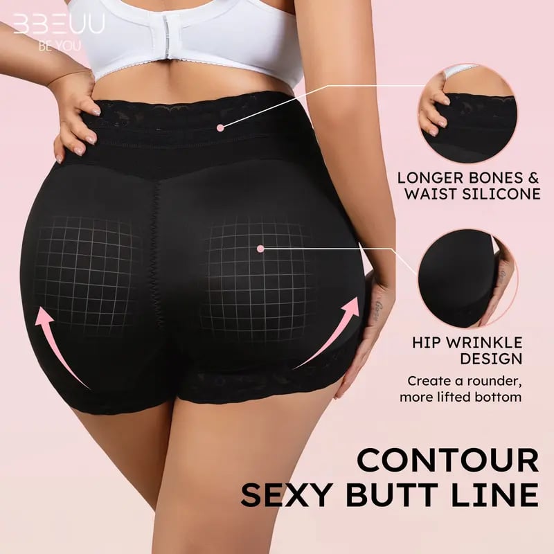 🔥Hot Sale 49% off🌟Bbeuu High Waist Shapewear Panty with Anti-Slip Silicone Band