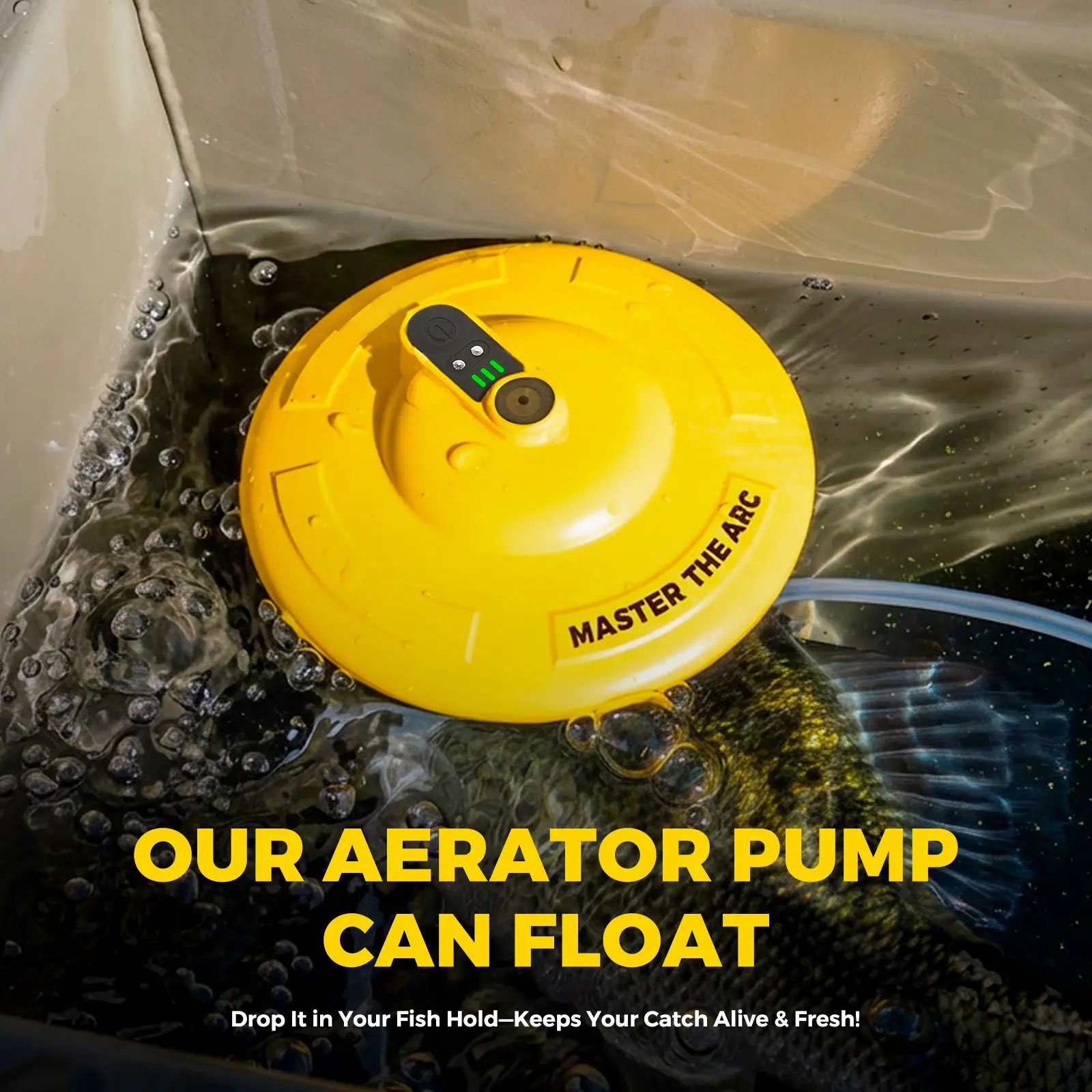 🎁Last Day Promotion 49% OFF🔥Portable Bait Aerator Pump, Floating Oxygen Bubbler with Rechargeable Battery, Compact Design for Buckets and Transport